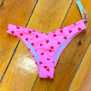 Victoria’s Secret pink heart bikini bottom